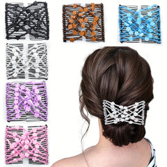 Vintage Beaded Hair Comb Clips for Women Girls