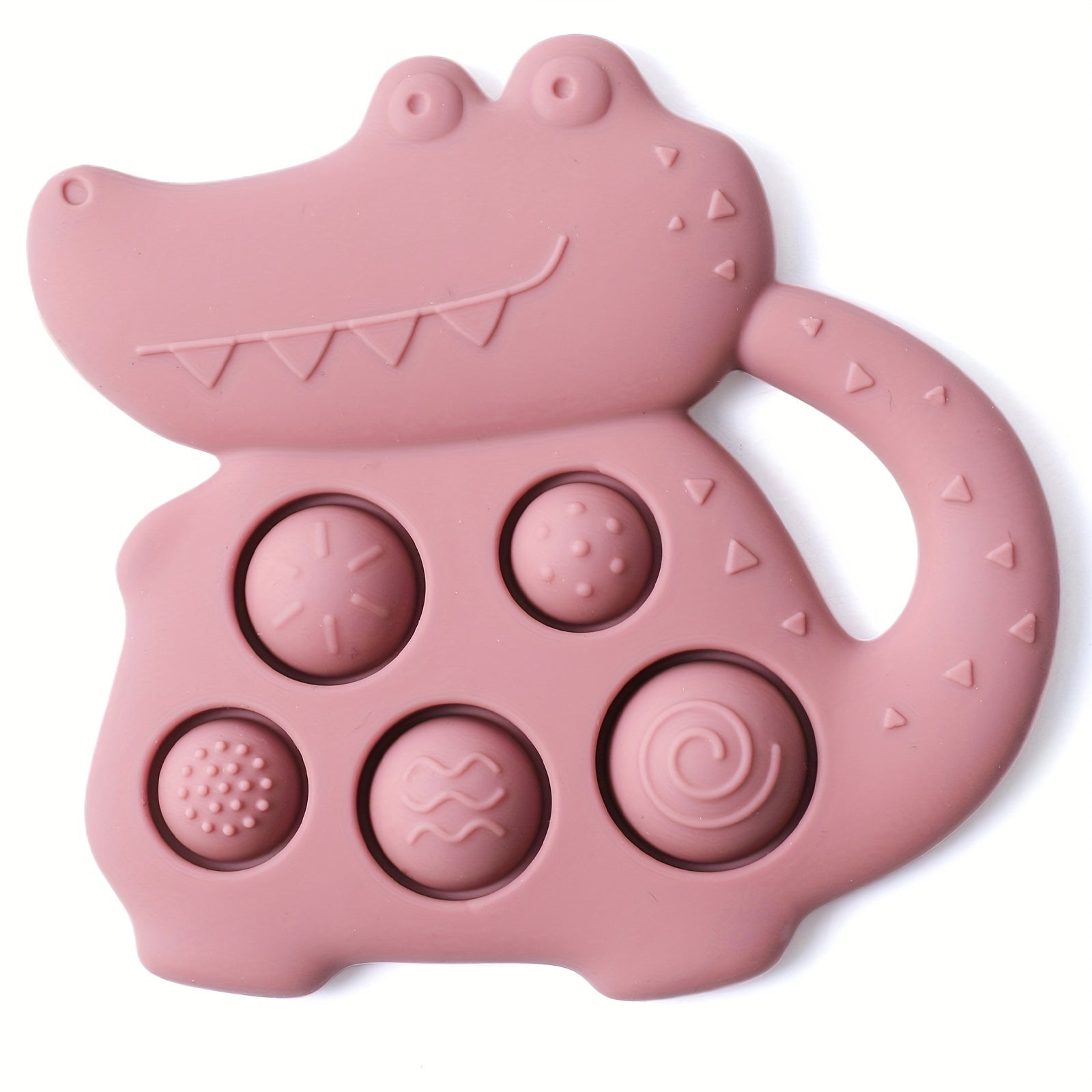 Dino Silicone Teeth Grinding Toy for Babies Non Toxic Chew