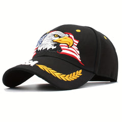 American Flag Baseball Cap Eagle Embroidery Unisex Sun Hat