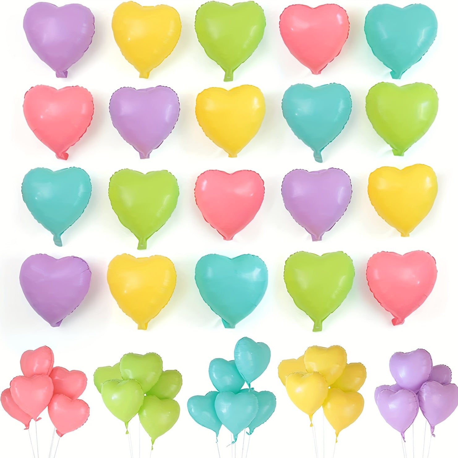 18 Inch Macaron Love Balloon Decor Set of 10