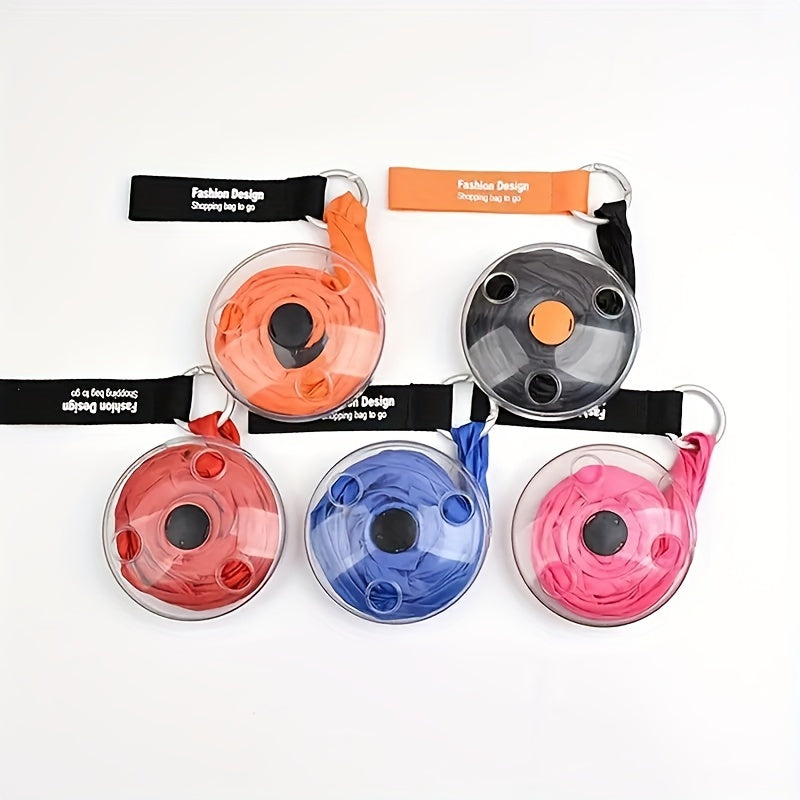 1pc Folding Shopping Bag Disc Travel Storage Bag