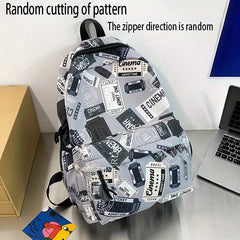 Large Capacity Preppy Backpack School Laptop BookBag Casual Travel
