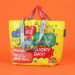 Rainbow Large Tote Bag Shoulder Bag Eco Friendly Shopping Grocery Bag