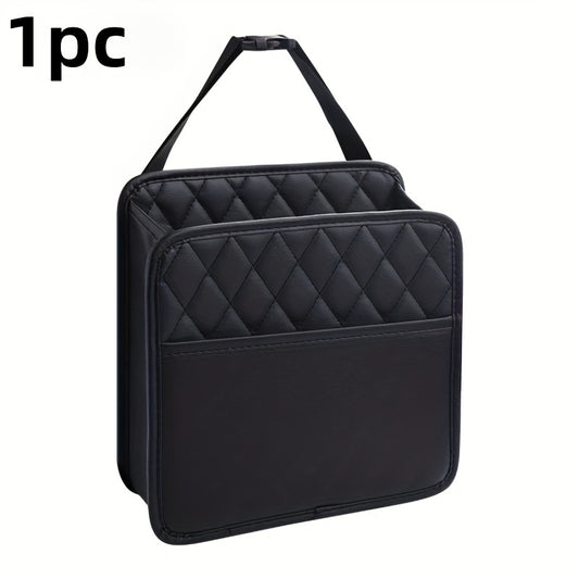 Car Storage Bag Garbage Can Cleaning Box Seat Back Organizer