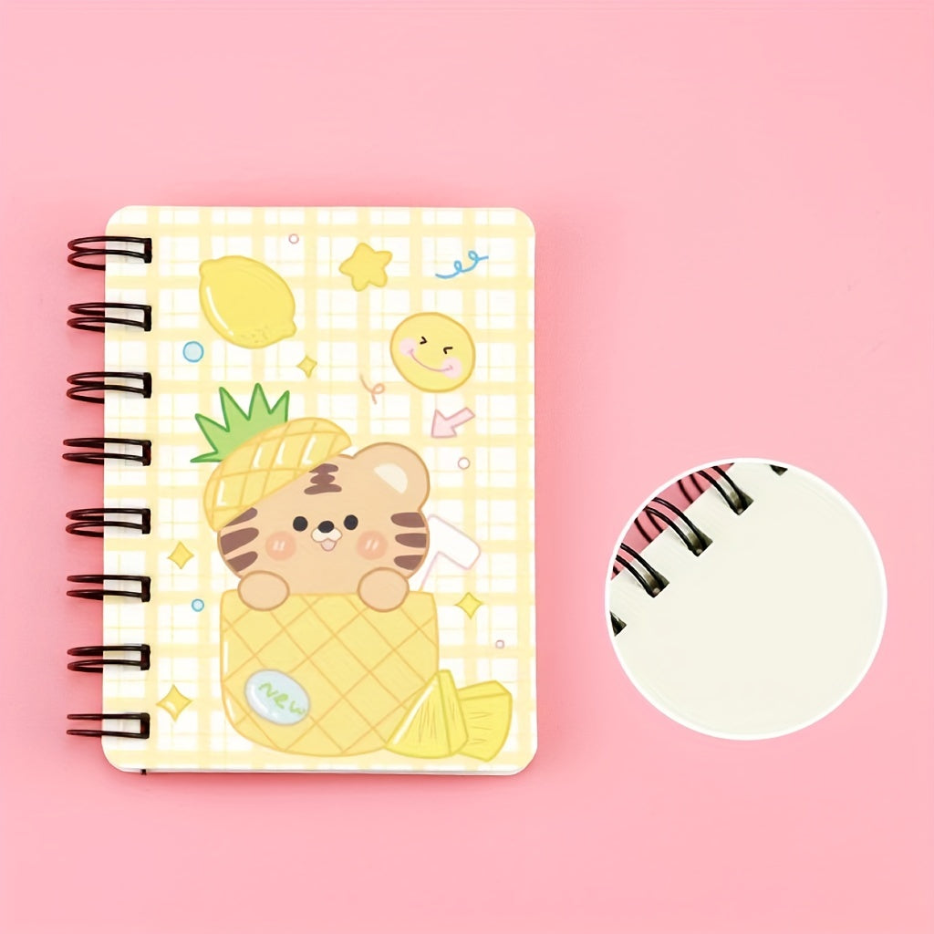 Cartoon Flip Coil Notebook Student Pocket Office Learning Diary Portable Small