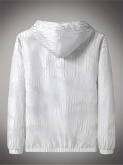 Men's Breathable Sunscreen Windbreaker Hooded Jacket