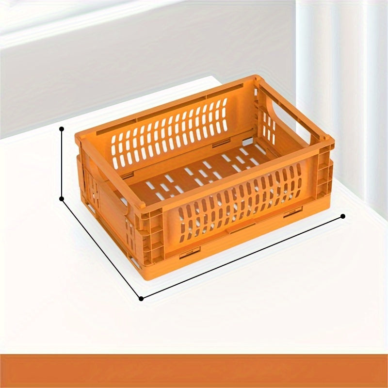 Small Folding Storage Basket for Picnics and Organization