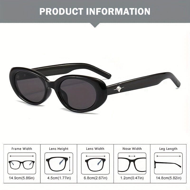 Men's Oval Frame UV Protection Sunglasses For Outdoor Sports