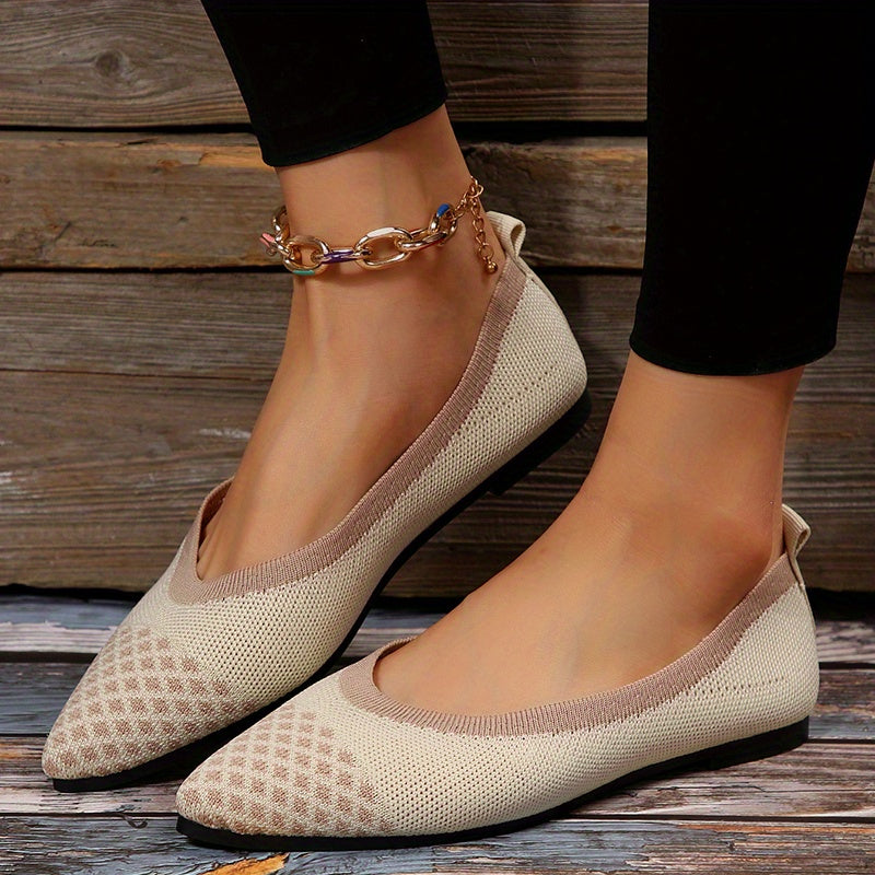 Women's Breathable Flat Casual Shoes Lightweight Walking Shoes