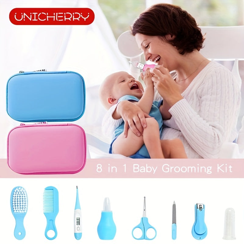 Portable Baby Grooming Kit 20 32 Cm - Hair Brush Comb Nail Clippers Thermometer