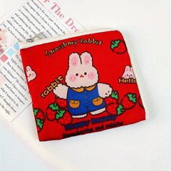 Cartoon Zipper Storage Bag Portable Sanitary Napkin Bag Accessories