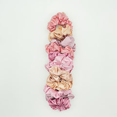 12pcs Large Colorful Silk Scrunchies for Women Y2K Hair Accessories