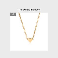 Golden Silver Star Pendant Alloy Necklace
