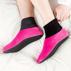 Plush Lined Socks Soft & Warm Non slip Floor Socks Women's Stockings