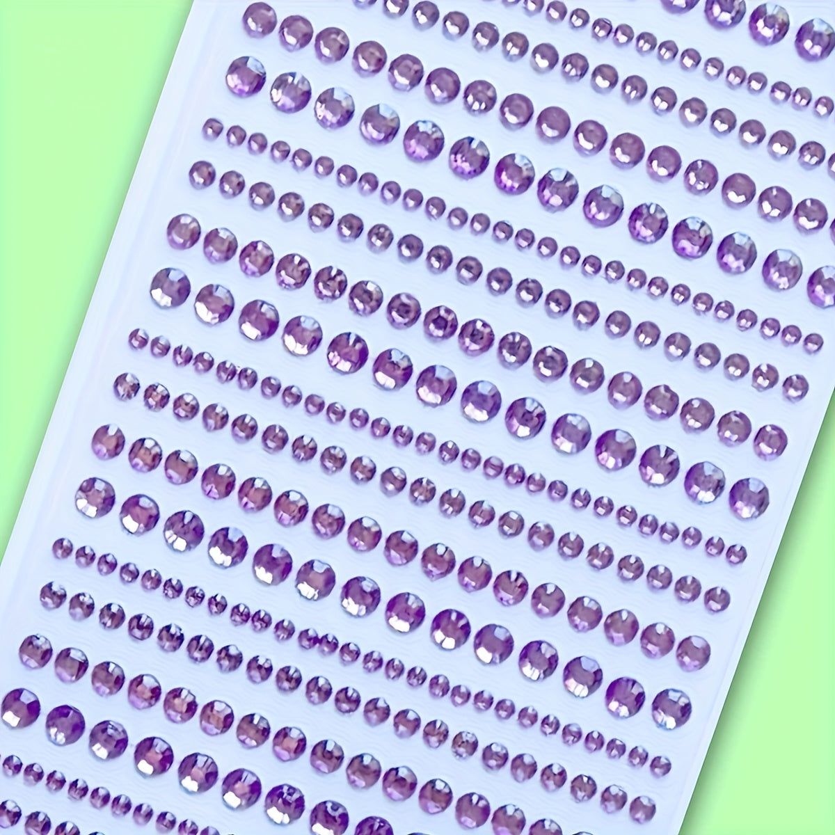 640 Diamond Stickers in 10 Colors, Sparkling Round Bead & Pearl Stickers
