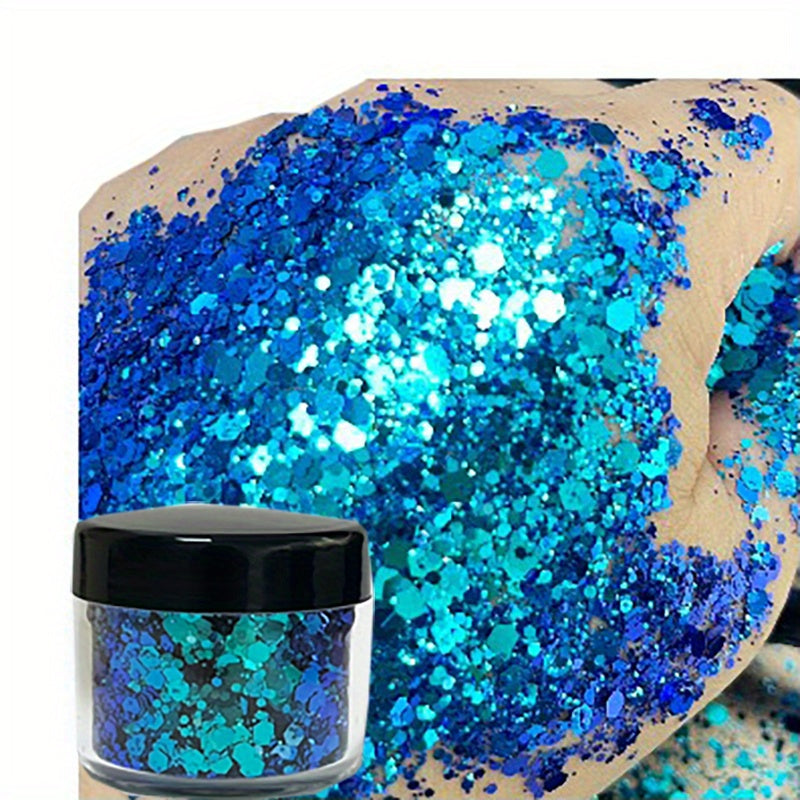 Chameleon Chunky Glitter Flakes Box - Nail Art Makeup Supplies