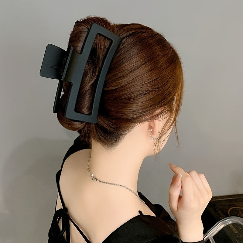 Frosted Oversize Hair Claw Clip Strong Hold Grip Jaw Clip
