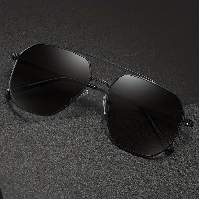 Men's Large Frame Metal Sunglasses
