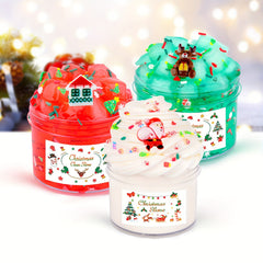 Christmas Butter Slime Soft Stretch Jelly Cube Slime for Party Favor