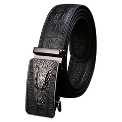Men's Automatic Buckle Leather Belt for Party