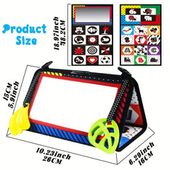 Interactive Double Sided Mirror Cloth Book for Babies
