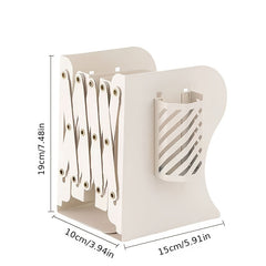 Adjustable Bookshelf & Pencil Holder for Office Space