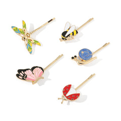 Insects Bees Dragonflies Butterflies Enamel Pin Set Anime Animals And Plants