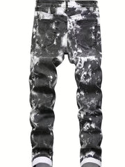 Boys Hip Hop Jeans Skinny Slim Fit Washed Denim Long Pants