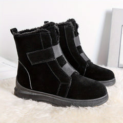 Warm Plush-Lined Snow Boots - Winter Outdoor Thermal Footwear