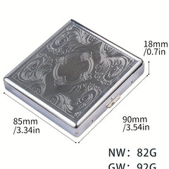 20pcs Stainless Steel Cigarette Box Anti-pressure Storage Box
