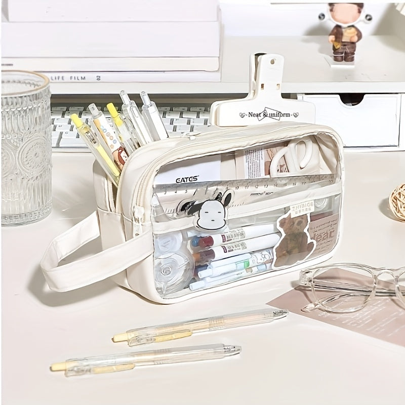 Large Capacity Stationery Bag Pencil Case for Office School Girls