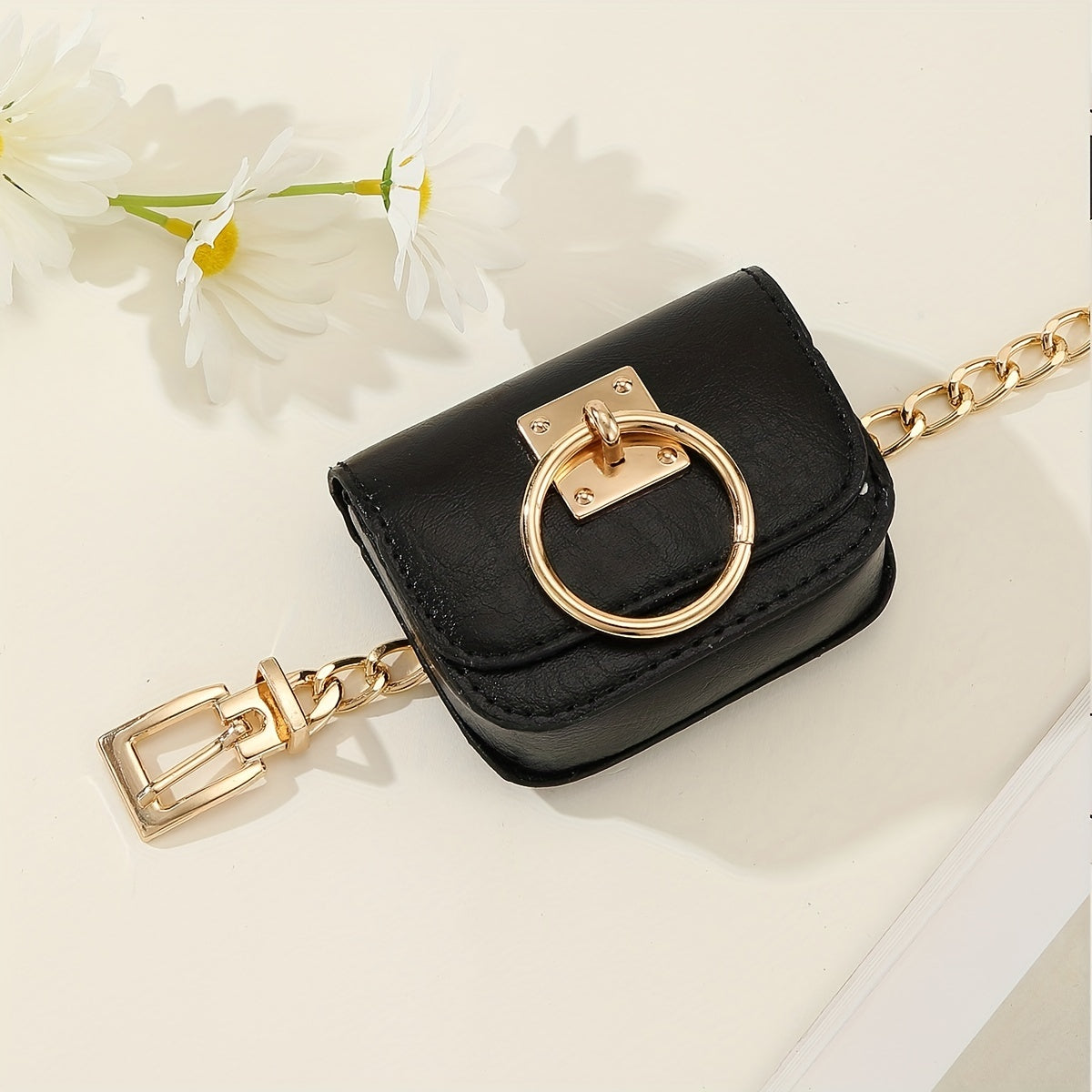 Women's Chain Waist Bag Crossbody Waist Purse Detachable Evening Handbag