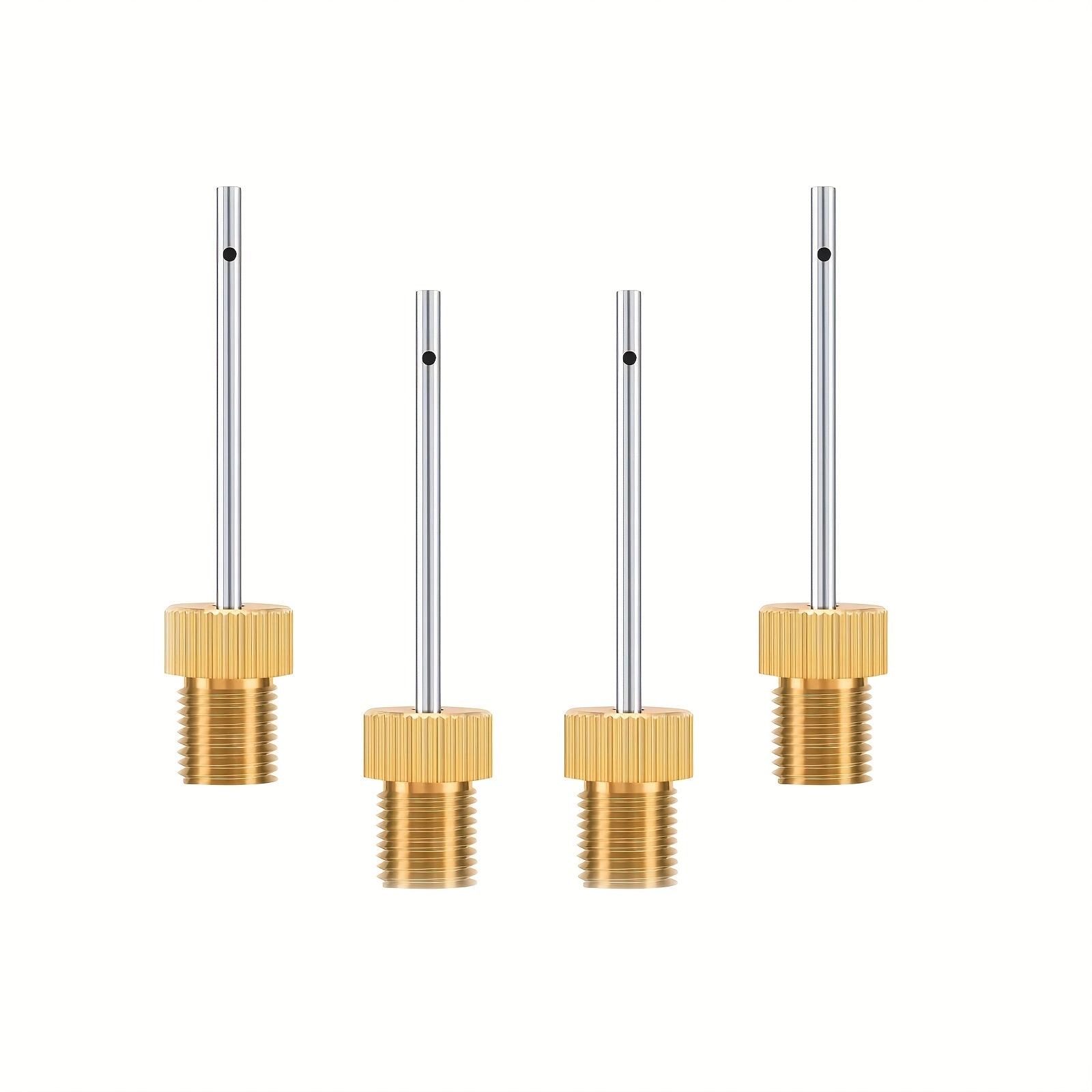 8pcs Brass Ball Pump Needles Heavy Duty Air Pump Needles For Balls