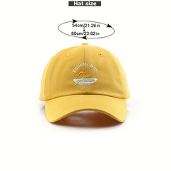 Dolphin Embroidery Baseball Cap Lightweight Sun Hat