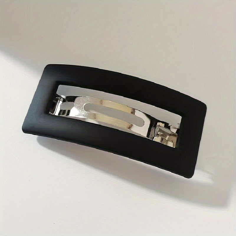 Hollow Square Hair Clip for Girls and Women