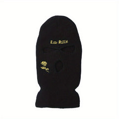 Three Hole Ski Mask Knitted Cap Warm Hat