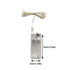 8in 3m 30 LED Mason Jar String Lights Waterproof Fairy Light Upgrade