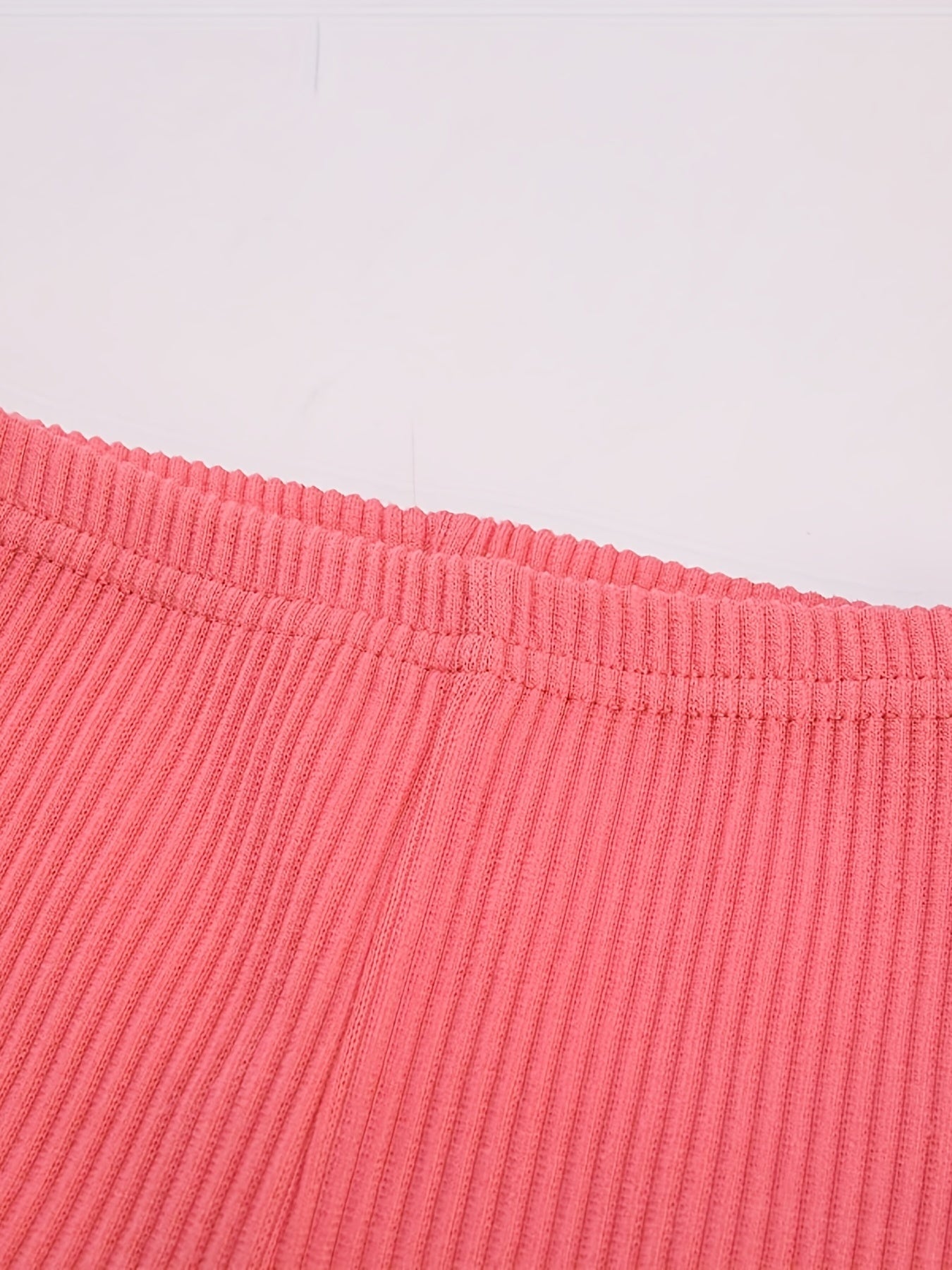 Baby Ribbed Knit Cotton Leggings, Fall Winter Pants