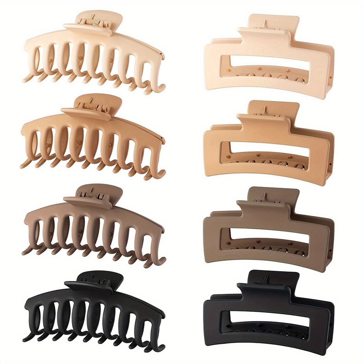 Hair Claw For Women And Girls Solid Shark Claw