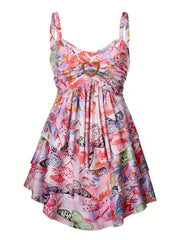  Floral Print Cami Dress