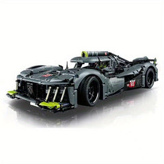Gray Sports Car Building Blocks Gift
