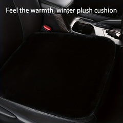 3pcs Car Cushion Winter Plush Seat Cover Auto Keep Warm