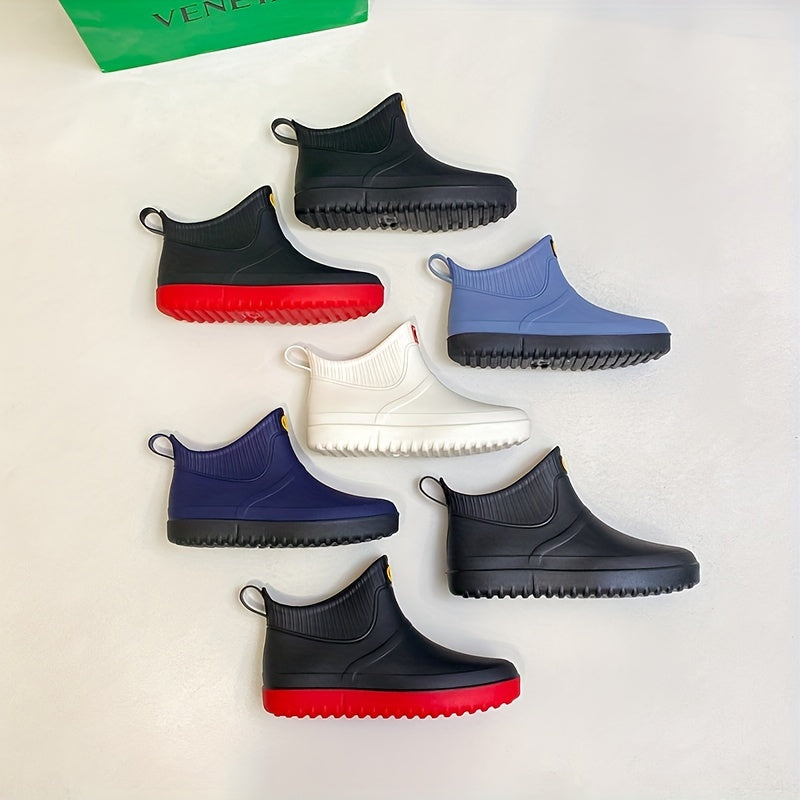 Women's Waterproof Non slip Ankle Rain Boots