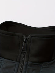 Men's Sports Suit with Stand Collar Zip Up Jacket & Stretch Waist Pants