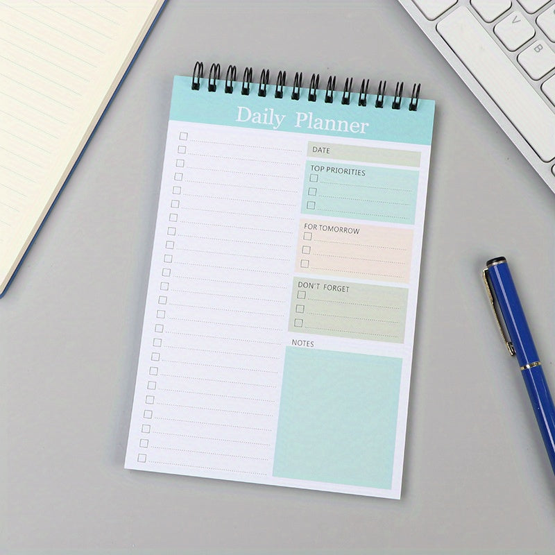 Daily Planner Notepad Undated 52 Sheets Tear Off Checklist