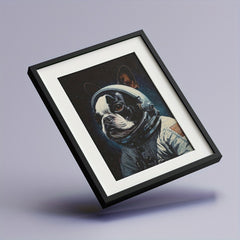 Dog Astronaut Poster For Kids, Home Decor, Nursery, Play Room Wall Painting