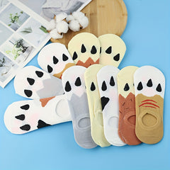 Animal Claw Print Ankle Socks Women's Stockings & Hosiery