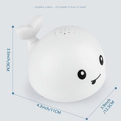 Light Up Whale Spray Water Bath Toy for Toddlers