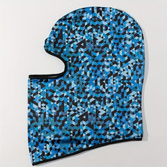Camouflage Plaid Pullover Hat Men's Sun Protection Mask Hat