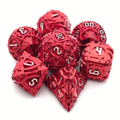 7pcs Solid Metal Dice Maze Sided Desktop Game Drinking Fun Dice